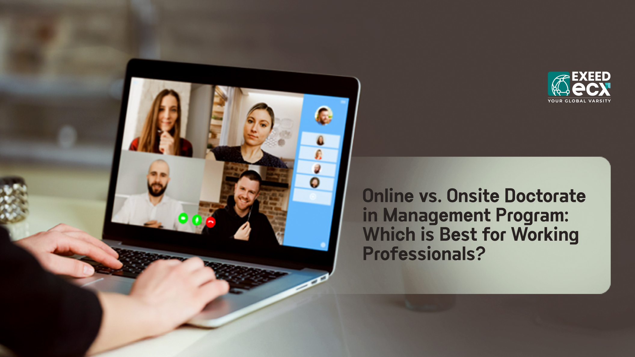 Online vs Onsite Doctorate in Management Program